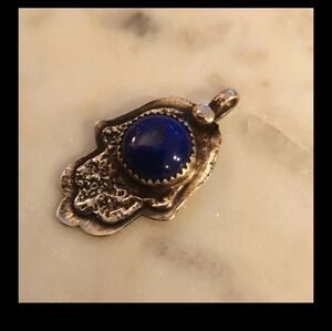Hamsa S/S 925 Lapis Lazuli